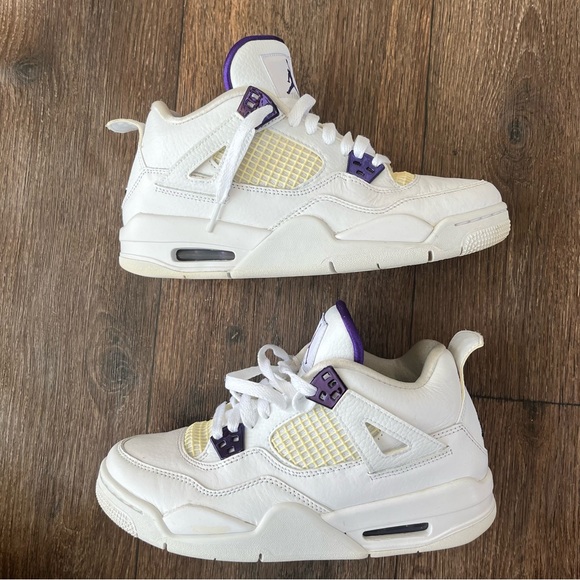 jordan 4 metallic purple youth